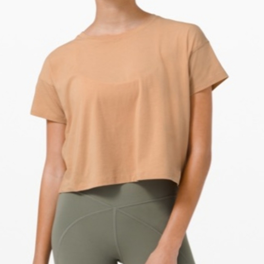 LULULEMON Cates Cropped T-shirt,size 8